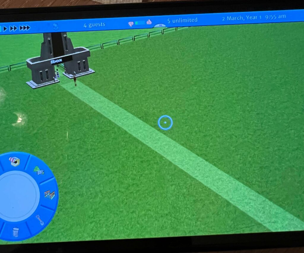 Roller Coaster Tycoon 3 Nintendo Switch. Does anyone know what's causing this glitch? Whenever I use any tiles, it doesn't show the texture. It was working before all of a sudden it stopped working. I tried different stages and restarted the game and uninstall and installed it. Need help.