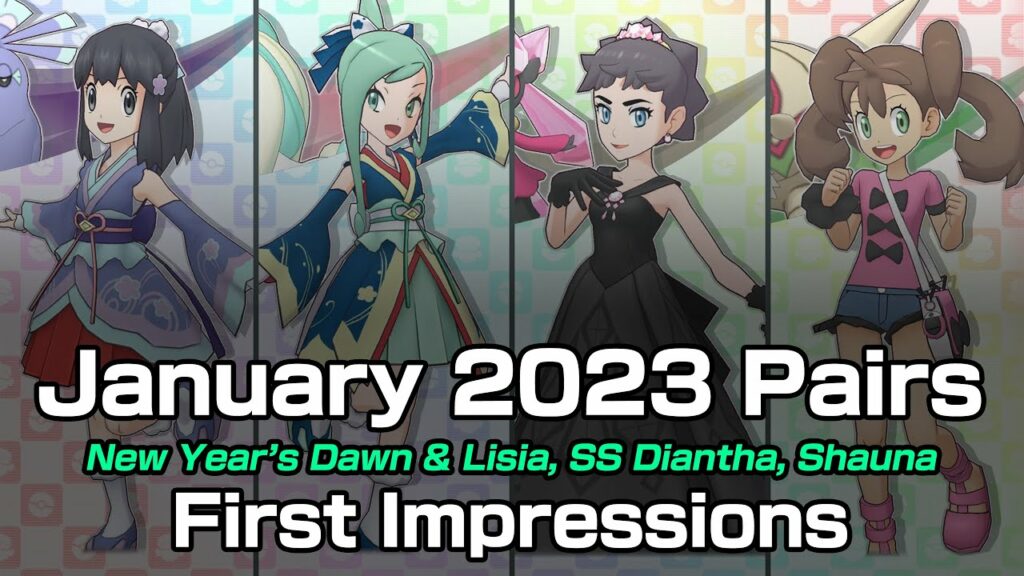 [Pokemon Masters EX] JANUARY 2023 SYNC PAIRS: A Quick Look and Discussion