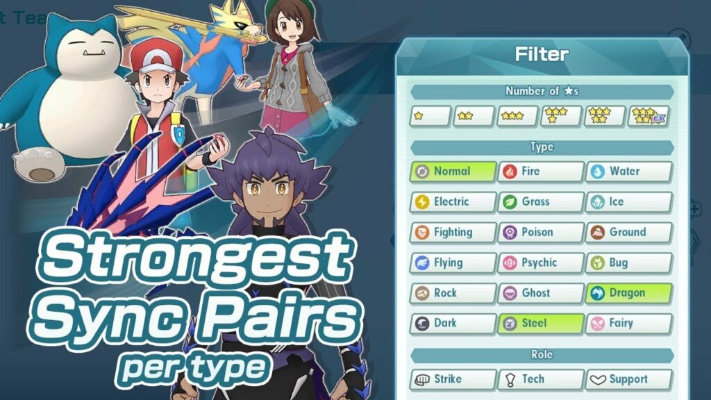 [Pokemon Masters EX] STRONGEST SYNC PAIRS PER TYPE | Part 2