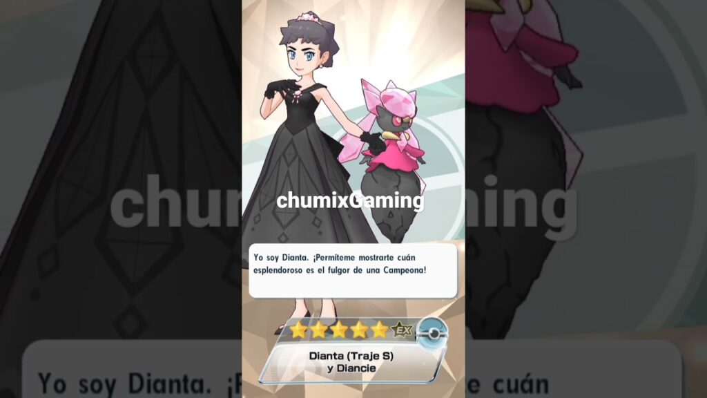 Dianta (Traje S) y Diancie Pokemon Masters EX