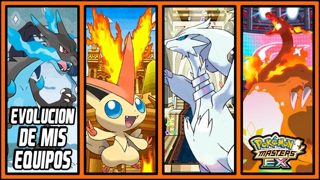 FUEGO | EVOLUCION DE MIS EQUIPOS | POKEMON MASTERS EX
