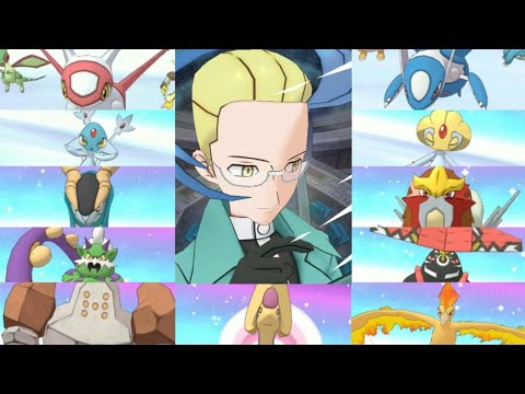 Colress takes a Legendary Arena tour (11 duos) [Pokemon Masters EX]