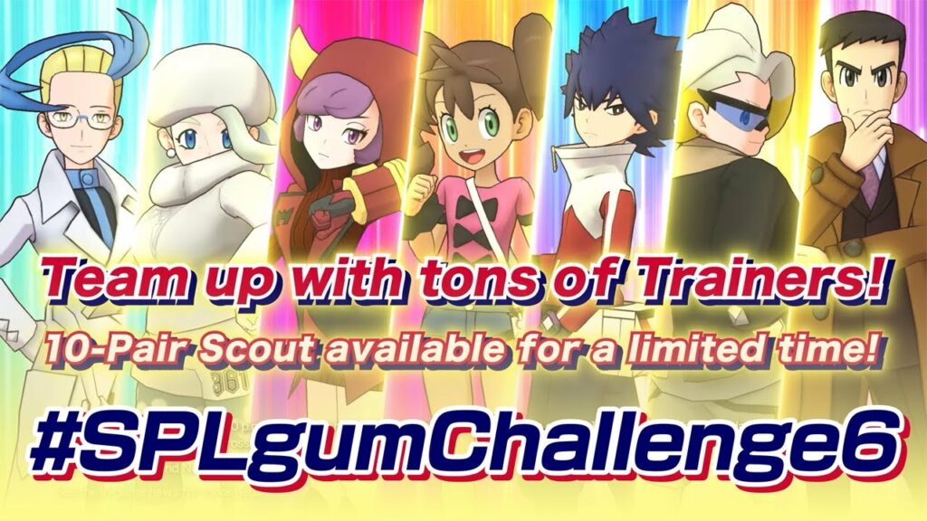 [Pokemon Masters EX] DAY #6 #SPLgumChallenge6 | 10 Days of 10-Pair Scout Tickets