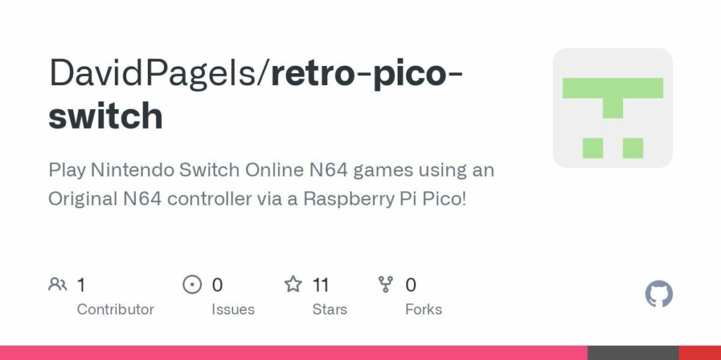 Use an original Gamecube Controller on the Switch using a Raspberry Pi Pico!