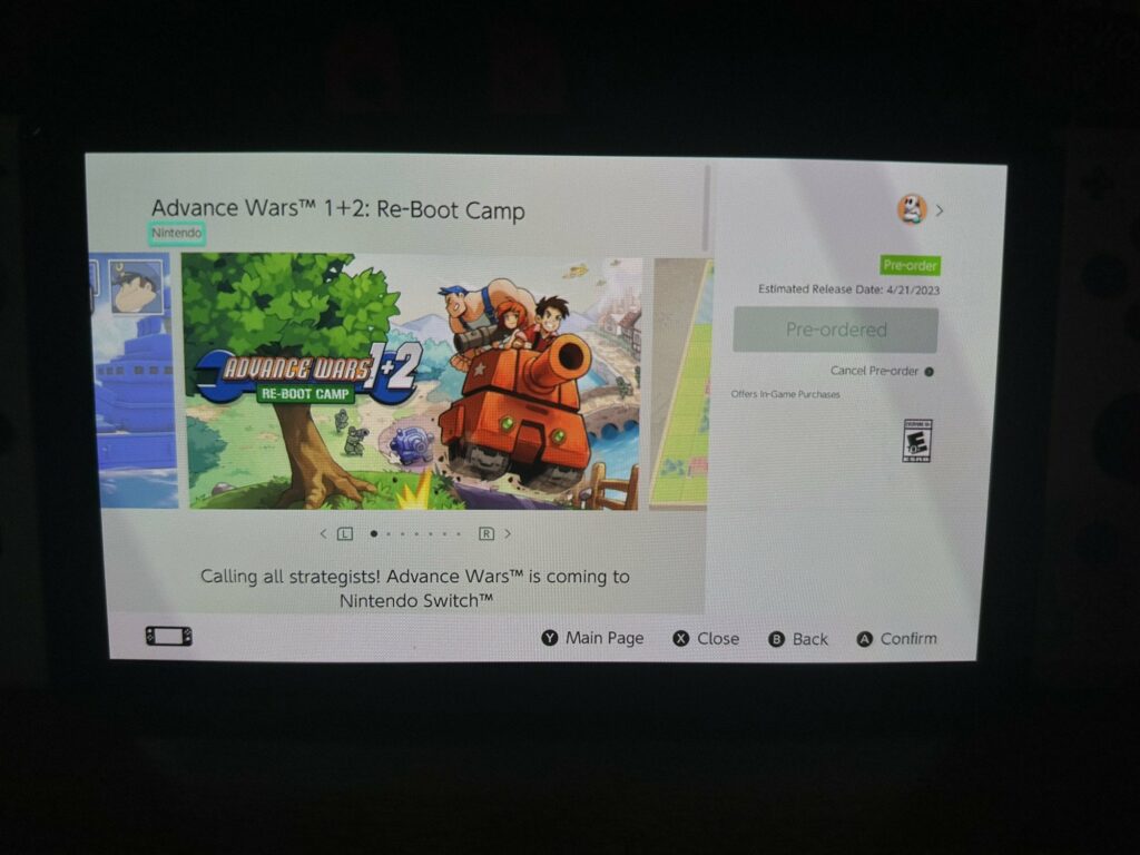 Advanced Wars 1+2 might have In-Game Purchases