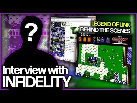 Interview w/Infidelity (Legend of Link) LoZ NES Hack, Behind the Scenes, Hack insight, deep dive, concept videos