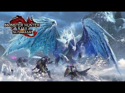 Monster Hunter Rise: Sunbreak - Free Title Update 4: Velkhana & Risen Crimson Glow Valstrax