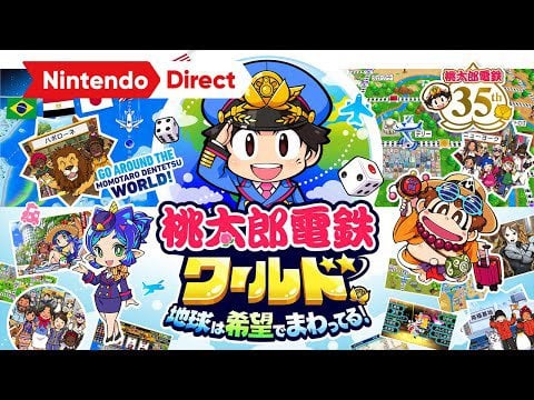 Momotaro Dentetsu World: Chikyuu wa Kibou de Mawatteru! announced for Switch
