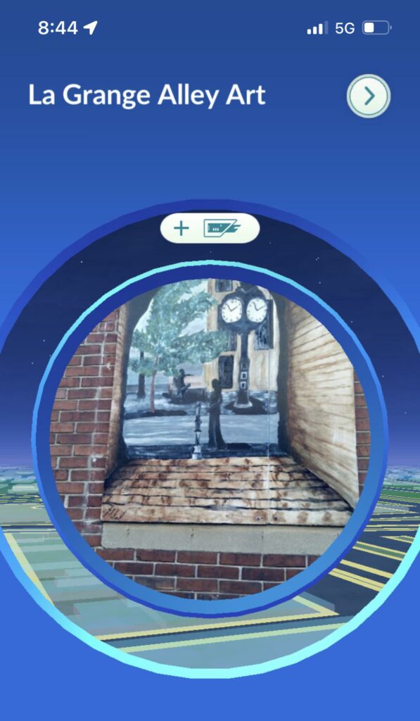 Over 20 years ago in HS I made a painting for my hometown, it’s still there and it’s a Pokestop!