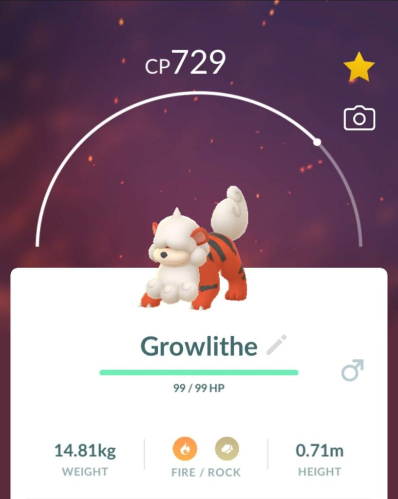 Why does my growlithe look like this?