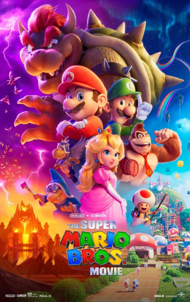 Check out the official poster for The Super Mario Bros. Movie! We're getting closer to the release, look forward to it in theaters soon!