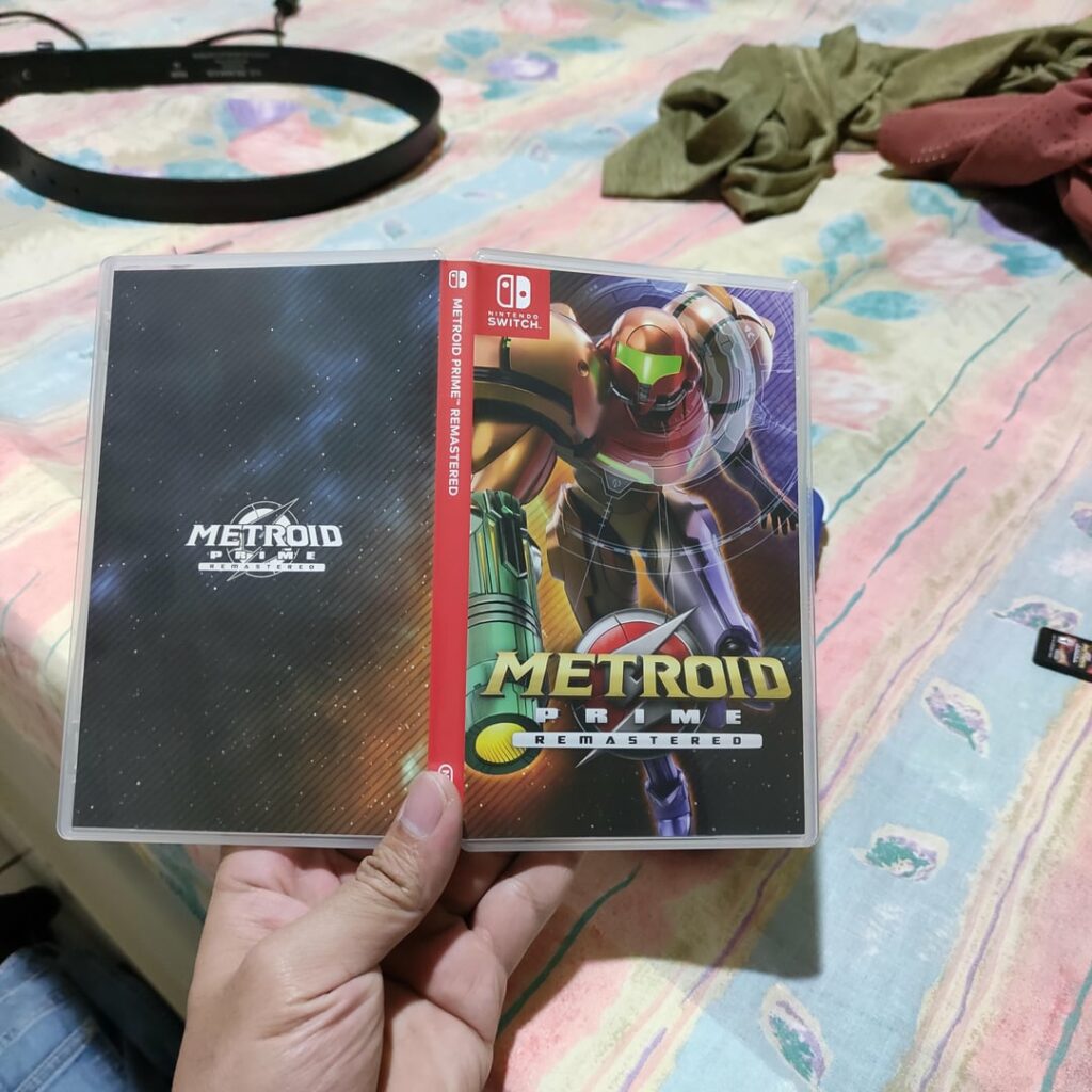 Metroid Prime Remastered Reversible Cover