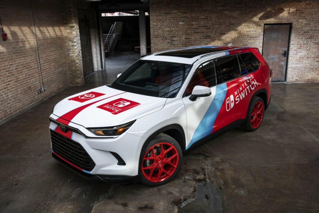 Nintendo of America is partnering with Toyota to give 500 people who buy a Grand Highlander a Nintendo Switch OLED Model with Mario Kart 8 Deluxe.
