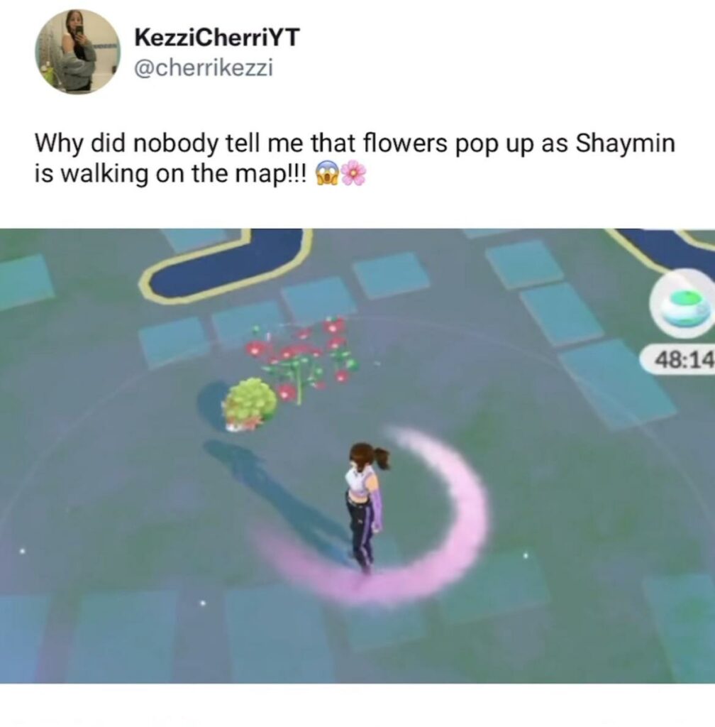 Saw this before and I had no idea, are there other Pokémon besides shaymin that have cool walking effects when they are your buddy?