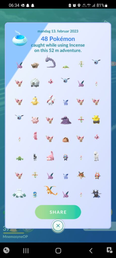 my catch on a 45min ferry ride