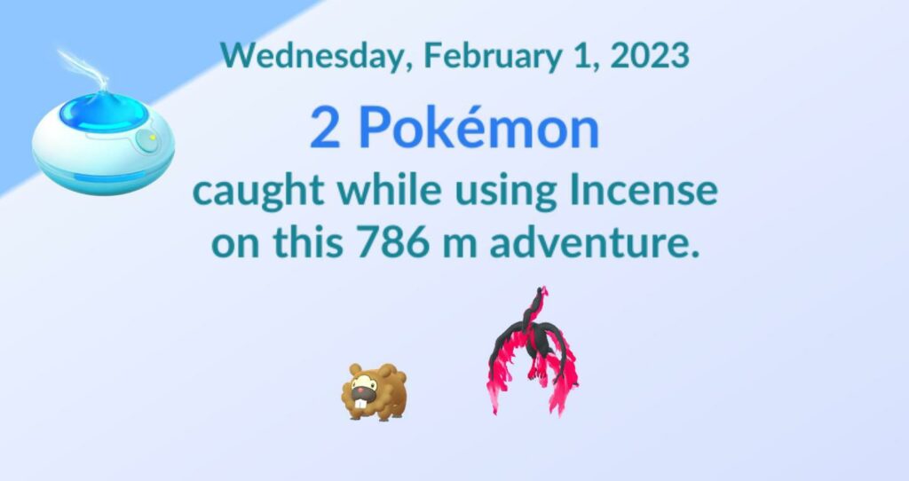 Caught two legendaries today while using daily incense!