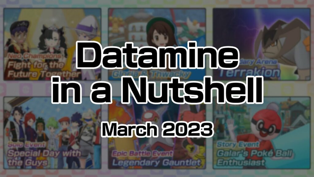[Pokemon Masters EX] DATAMINE IN A NUTSHELL (March 2023)