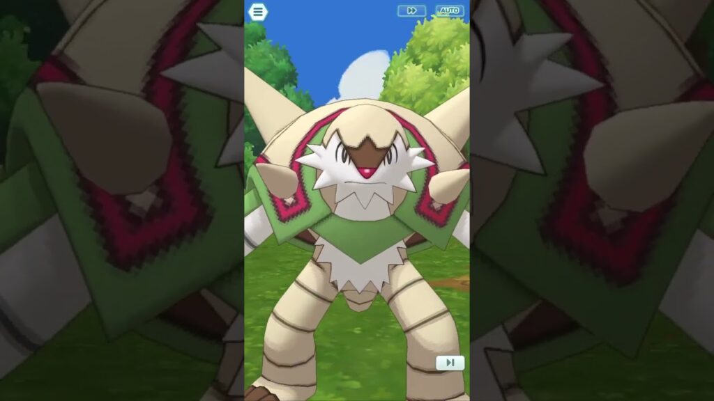 Pokemon Masters EX - Shauna & Chesnaught Sync Move | Thorny Needle Arm