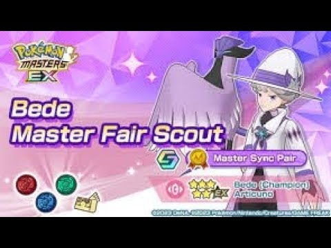 Pokemon Masters Ex |  Bede (Champion) Master Fair Banner Summon | Shafted banner