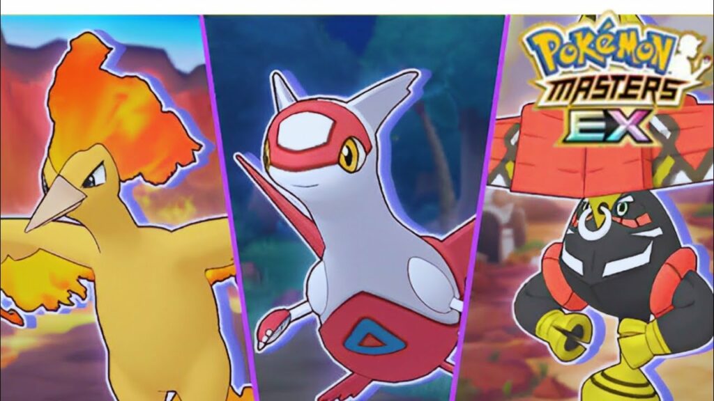 Pokemon Masters EX - 12 Free Units Teams Take On Legendary Arena Moltres, Latias & Tapu Bulu!