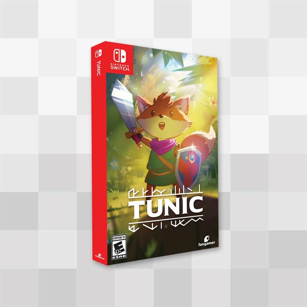 Tunic physical deluxe edition for Nintendo Switch at Fangamer for $45.