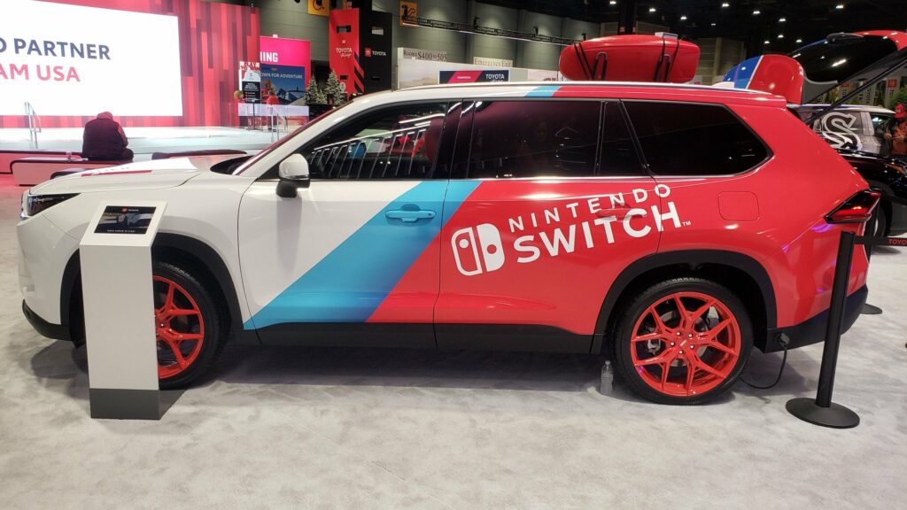 The Nintendo Switch Toyota Grand Highlander that debuted this weekend at the Chicago Auto Show