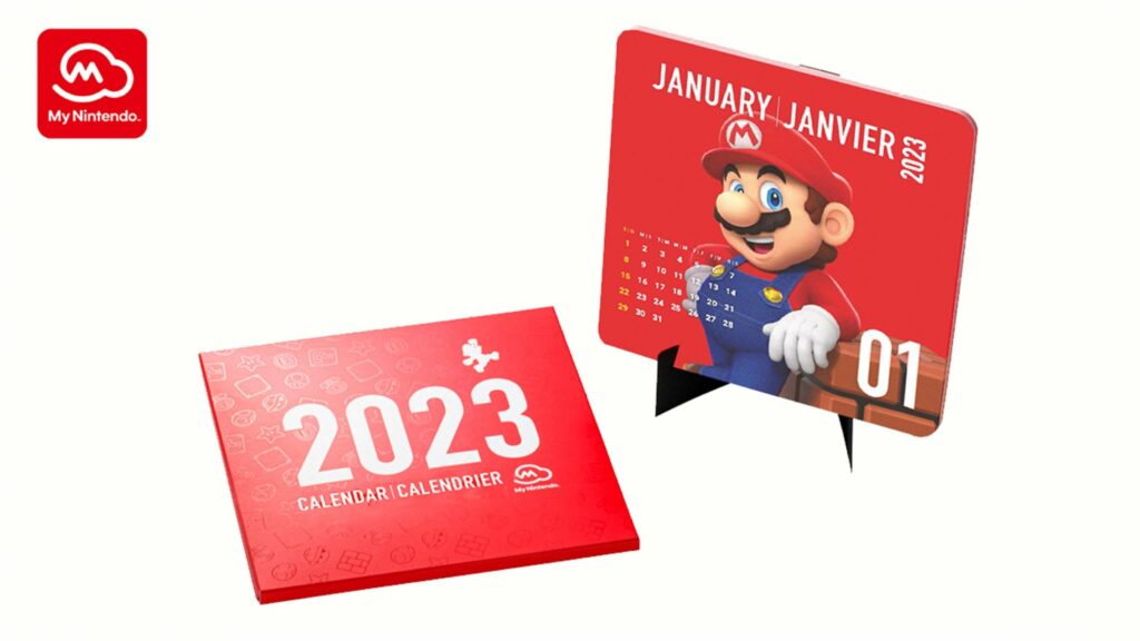 2023 Desktop Calendar now available on MyNintendo!