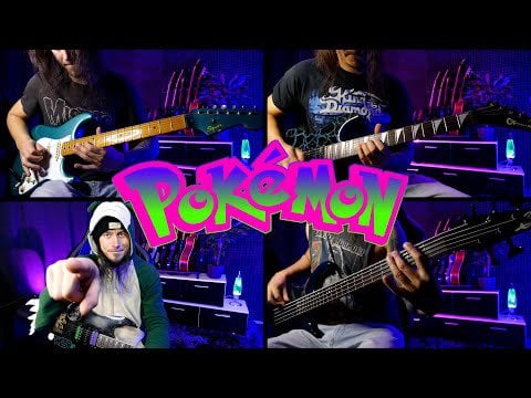 Pokémon goes Metal [Battle Theme Guitar Cover]