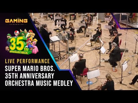 Super Mario Bros. 35th anniversary orchestra music medley!! 🔥🎮