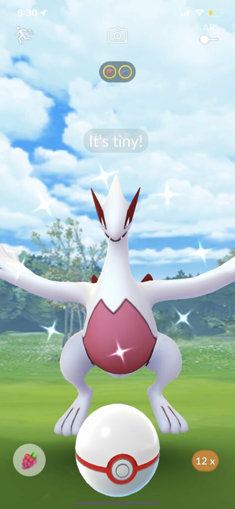 TINY SHINY LUGIA FROM MY FIRST RAID 😭😭