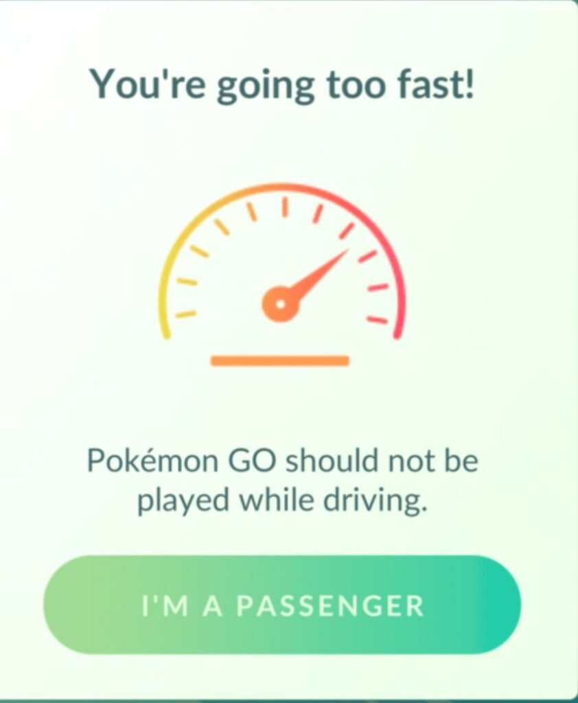 how do I make this distracting message go away? I almost swerved into a pedestrian