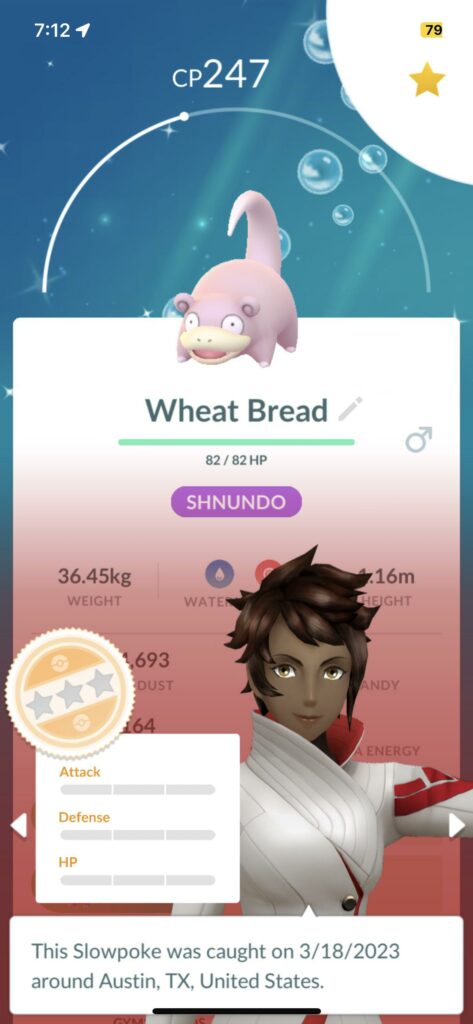 My first Nundo turned out to be a Shnundo. I don’t think I’ve ever been more excited to click appraise