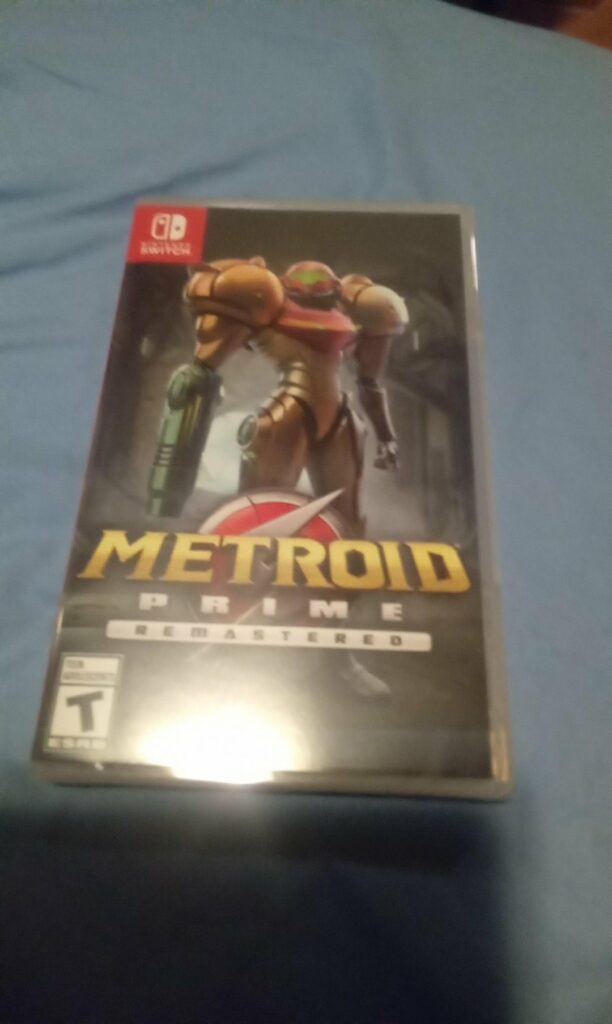 I got Metroid Prime Remastered early at Walmart! Also has a reversible cover