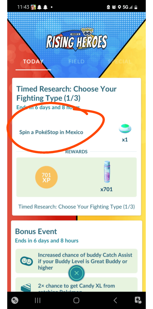 I have to go to another country to spin a Stop?!?