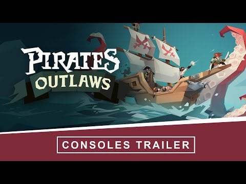 The roguelike deckbuilder PIRATES OUTLAWS by Fabled Game launches March 29 on Switch!