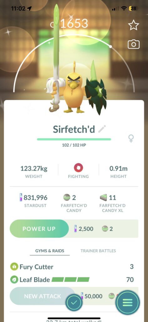 Finally evolved this birdie
