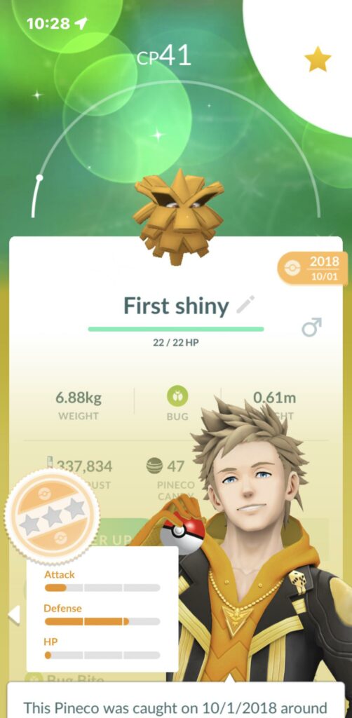 What was everyones first shiny?