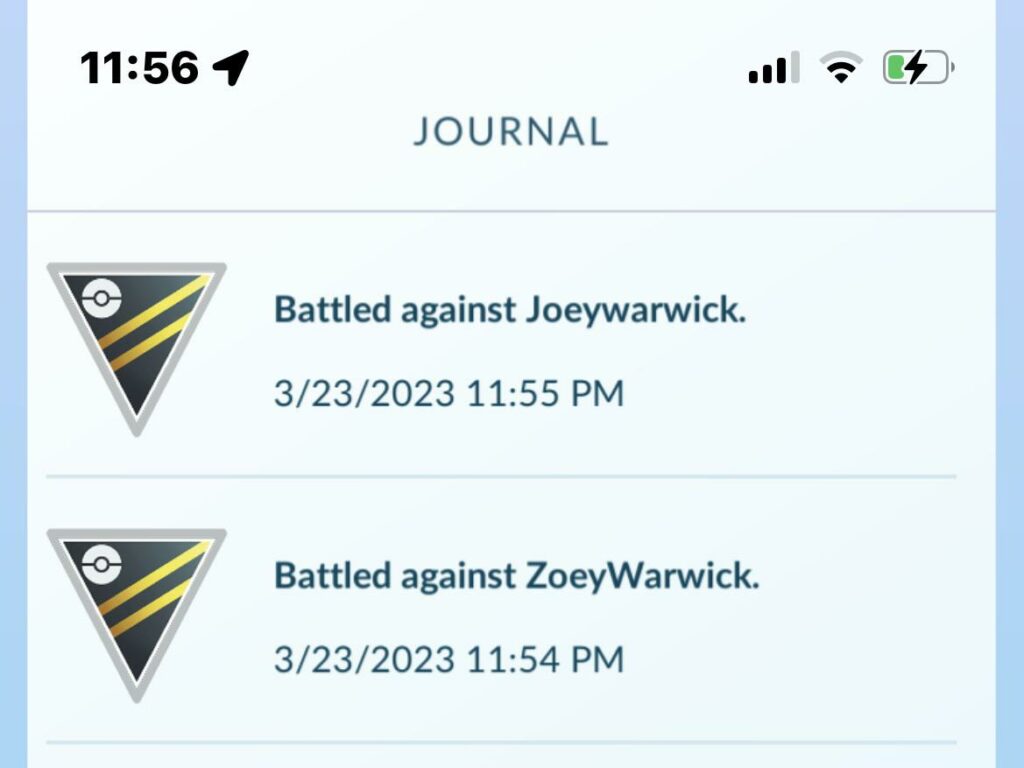 The chances of battling these two players back to back in GBL