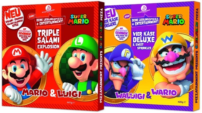 Super Mario pizza line launching in Germany next month