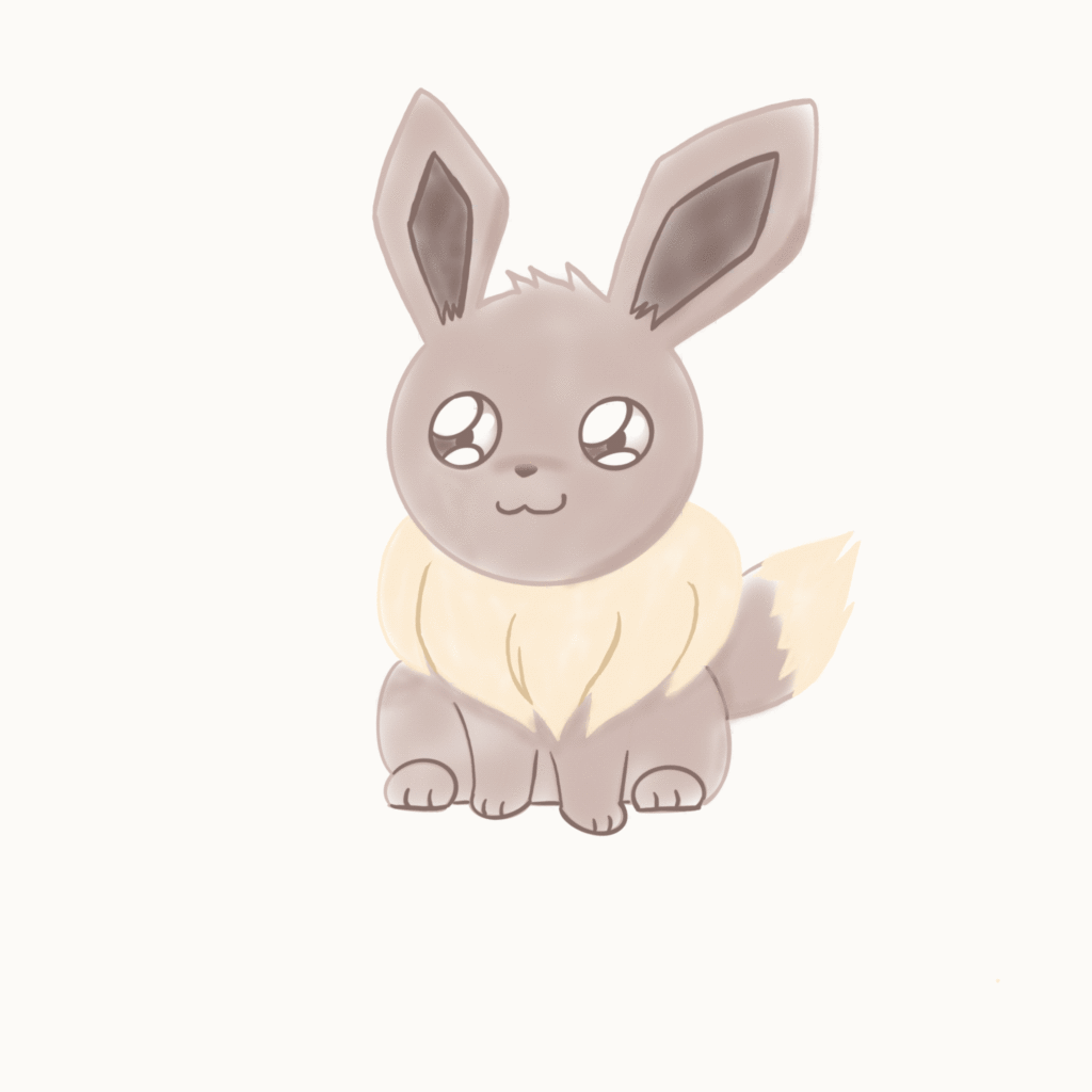 Cute lil’ Eevee wants to send you lots of positive energy~ (OC)