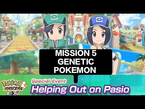 Mission 5 Genetic Pokemon Helping Out on Pasio Pokemon Masters EX Gameplay 2023