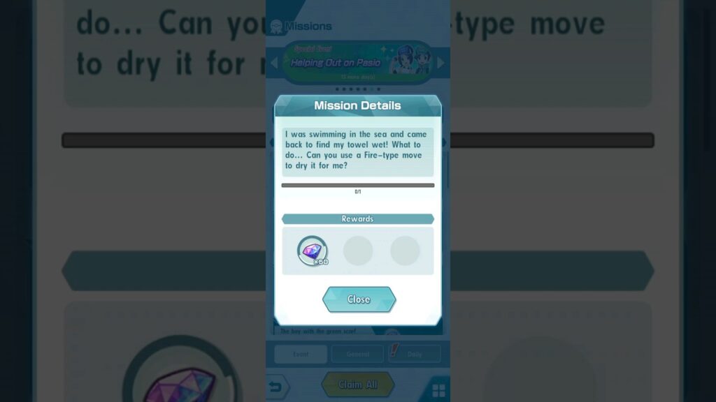 DAY 17 SOLUTION | Special Event - Helping Out on Pasio | Pokemon Masters EX