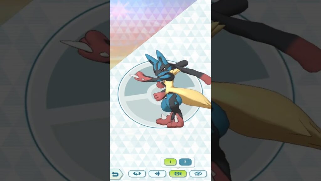 ANIMACIONES MEGA LUCARIO Y CINTIA + MOV. COMPI | POKEMON MASTERS EX