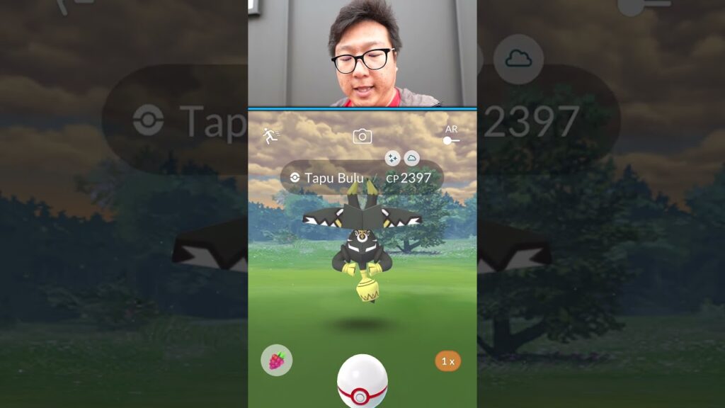 Shiny Tapu Bulu Last Ball Challenge in Pokemon Go And I ALMOST Missed The Excellent Throw, #shorts