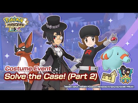 Pokemon Masters EX (Costume Event-Solve the Case Part 2