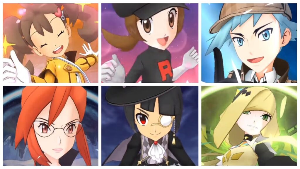 Pokemon Masters EX: April Datamine Sync Pair Sync Move Animation Team Rocket Lyra