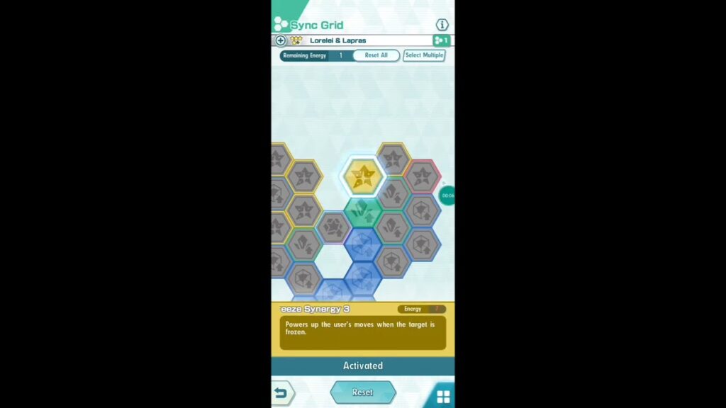 Pokemon Masters Ex Lorelei & Lapras Sync Grid