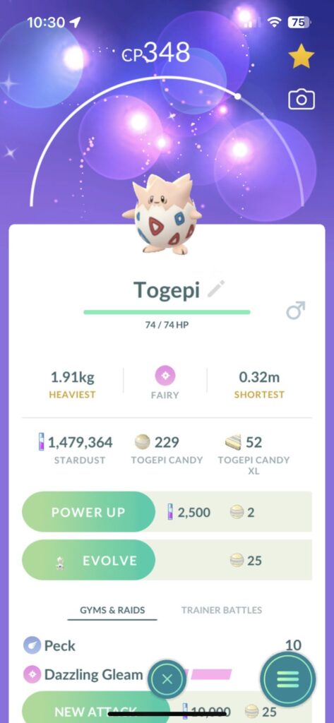 Crazy timing that I hatched this right after community day! Did Togepi have boosted odds as well?