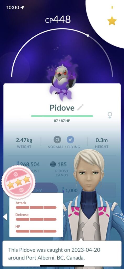 I caught a 4 star shadow and a shiny shadow this week