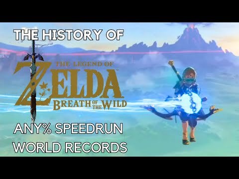 BotW any% speedrun history